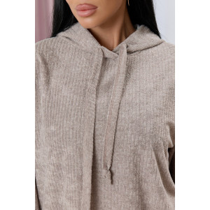 Костюм двойка женский 1979/1 махра (р-ры: 44-58) какао