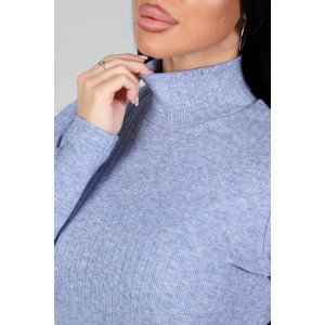 Водолазка женская ВА-2825 ангора лапша (р-ры: 46-60) св.джинс