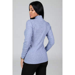 Водолазка женская ВА-2825 ангора лапша (р-ры: 46-60) св.джинс