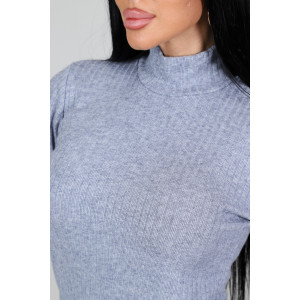 Водолазка женская ВА-2825 ангора лапша (р-ры: 46-60) св.серый