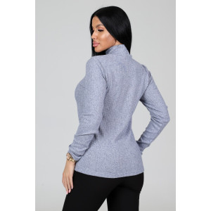 Водолазка женская ВА-2825 ангора лапша (р-ры: 46-60) св.серый