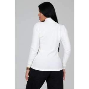 Водолазка женская ВА-2825 ангора лапша (р-ры: 46-60) молоко