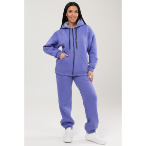 Костюм двойка женский КФ-2771 футер с начесом (р-ры: 46-58) вери пери