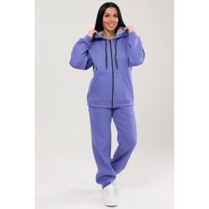 Костюм двойка женский КФ-2771 футер с начесом (р-ры: 46-58) вери пери