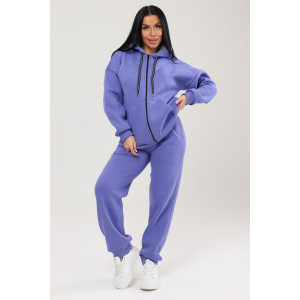 Костюм двойка женский КФ-2771 футер с начесом (р-ры: 46-58) вери пери