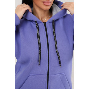 Костюм двойка женский КФ-2771 футер с начесом (р-ры: 46-58) вери пери