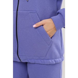 Костюм двойка женский КФ-2771 футер с начесом (р-ры: 46-58) вери пери