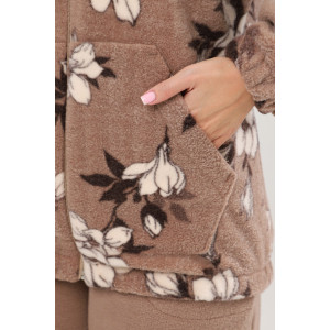 Костюм двойка женский КФл-2767 флис (р-ры: 46-60) беж