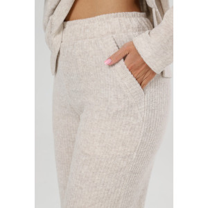 Костюм двойка женский КМ-2787 "Домашний" махра (р-ры: 46-60) беж