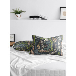 Наволочки классические бязь "Лабиринт растений" осн. (2 шт.)