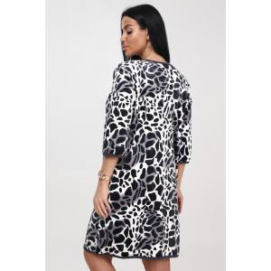 Халат женский "Молодежный" ХВ-2301 велюр (р-ры: 44-56) камушки