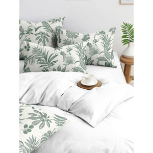 Наволочки классические поплин "Зеленые джунгли" осн. (2 шт.)