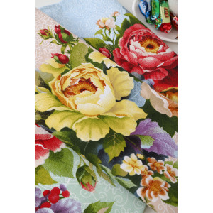 Набор кухонный из 3-х полотенец рогожка №32596