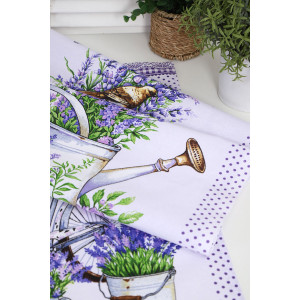 Набор кухонный из 3-х полотенец рогожка №32595