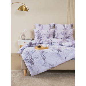 Постельное белье зима-лето поплин на резинке "Ночная тишина"