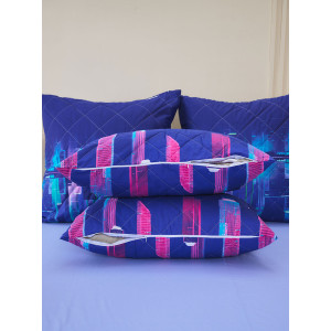 Постельное белье зима-лето поплин на резинке "Сити Найт"