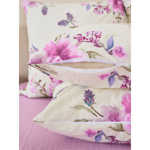 Постельное белье зима-лето поплин на резинке "Джина"