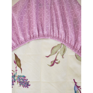 Постельное белье зима-лето поплин на резинке "Джина"