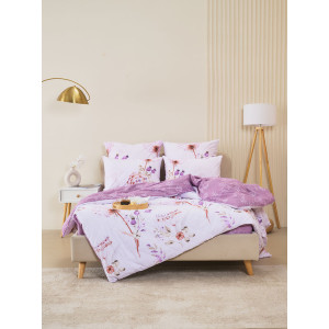 Постельное белье зима-лето поплин на резинке "Виталина"