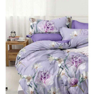 Постельное белье поплин "Лиловая фантазия"
