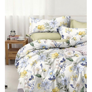 Постельное белье поплин "Цветочные мотивы"
