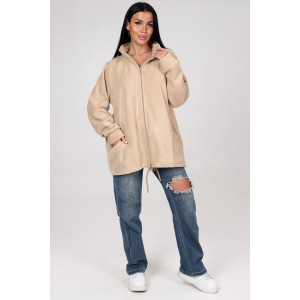 Толстовка женская "Макси" ТлФ-461 флис (р-ры: 62-72) бежевый