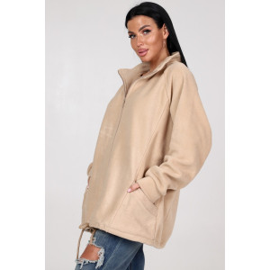 Толстовка женская "Макси" ТлФ-461 флис (р-ры: 62-72) бежевый