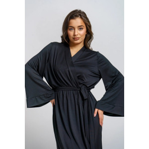 Пеньюар женский "Вероника" масло (р-ры: 46-60) черный