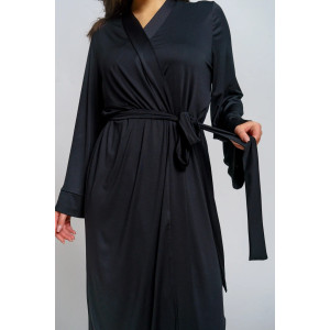 Пеньюар женский "Вероника" масло (р-ры: 46-60) черный