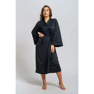 Пеньюар женский "Вероника" масло (р-ры: 46-60) черный
