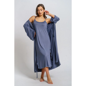 Пеньюар женский "Вероника" масло (р-ры: 46-60) дымка