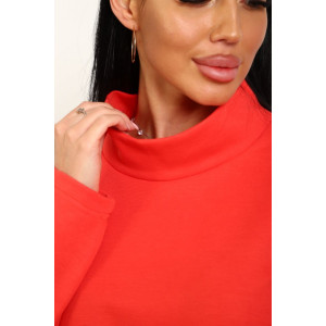 Костюм двойка женский с юбкой №20690 милано (р-ры: 46-56) коралловый