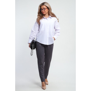 Брюки женские №32830 эко-замша (р-ры: 48-58) серый