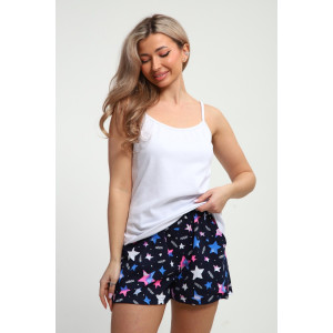 Пижама женская №88133 рибана (р-ры: 46-60) темно-синий