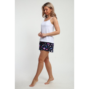 Пижама женская №88133 рибана (р-ры: 46-60) темно-синий