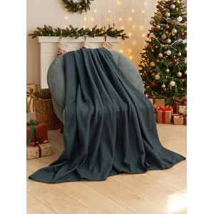 Плед флисовый "Графит"