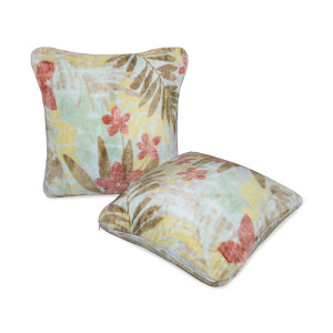 Наволочка декоративная велсофт "Тропики"