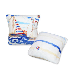 Наволочка декоративная велсофт "Дальнее плавание"