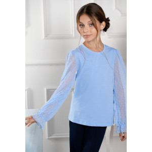 Блузка школьная "Океана" кулирка с лайкрой (р-ры: 32-40)