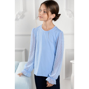 Блузка школьная "Океана" кулирка с лайкрой (р-ры: 32-40)