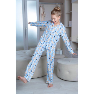 Пижама детская "Pajamabear" кулирка (р-ры: 28-38)