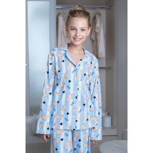 Пижама детская "Pajamabear" кулирка (р-ры: 28-38)