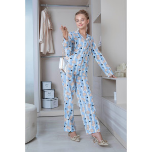 Пижама детская "Pajamabear" кулирка (р-ры: 28-38)
