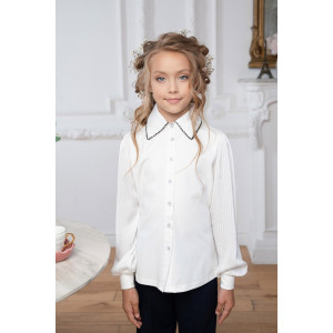 Блузка школьная "Катерина" кулирка с лайкрой (р-ры: 32-38)