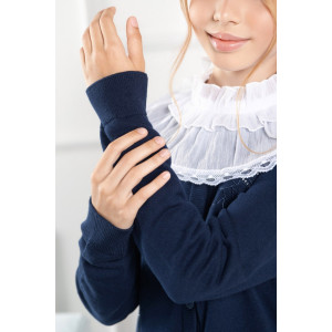 Жакет школьный "Flower" трикотаж (р-ры: 32-38)