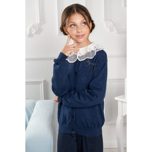 Жакет школьный "Hearts" трикотаж (р-ры: 32-38)