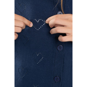 Жакет школьный "Hearts" трикотаж (р-ры: 32-38)