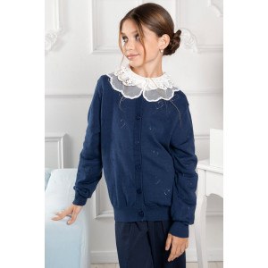 Жакет школьный "Hearts" трикотаж (р-ры: 32-38)