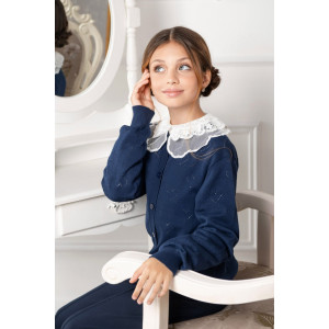 Жакет школьный "Hearts" трикотаж (р-ры: 32-38)