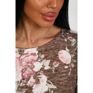 Костюм двойка женский №358мс масло (р-ры: 48-56) коричневый